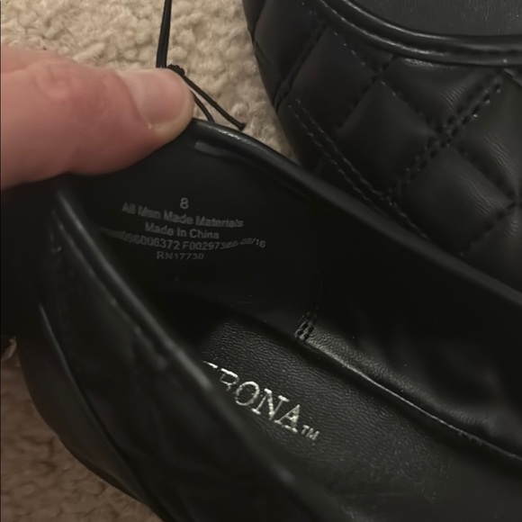 Merona Black Classic Flats NWOT - Picture 3 of 6